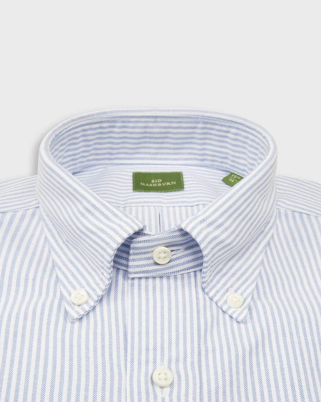 Sid Mashburn Oxford Cloth Button Down Shirt Blue University Stripe Oxford S58989