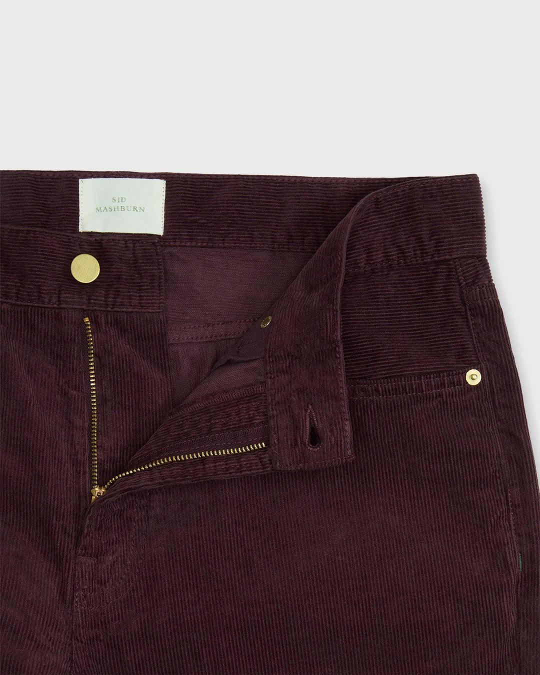 Sid Mashburn Slim Straight Corduroy 5-Pocket Pant Merlot S74239