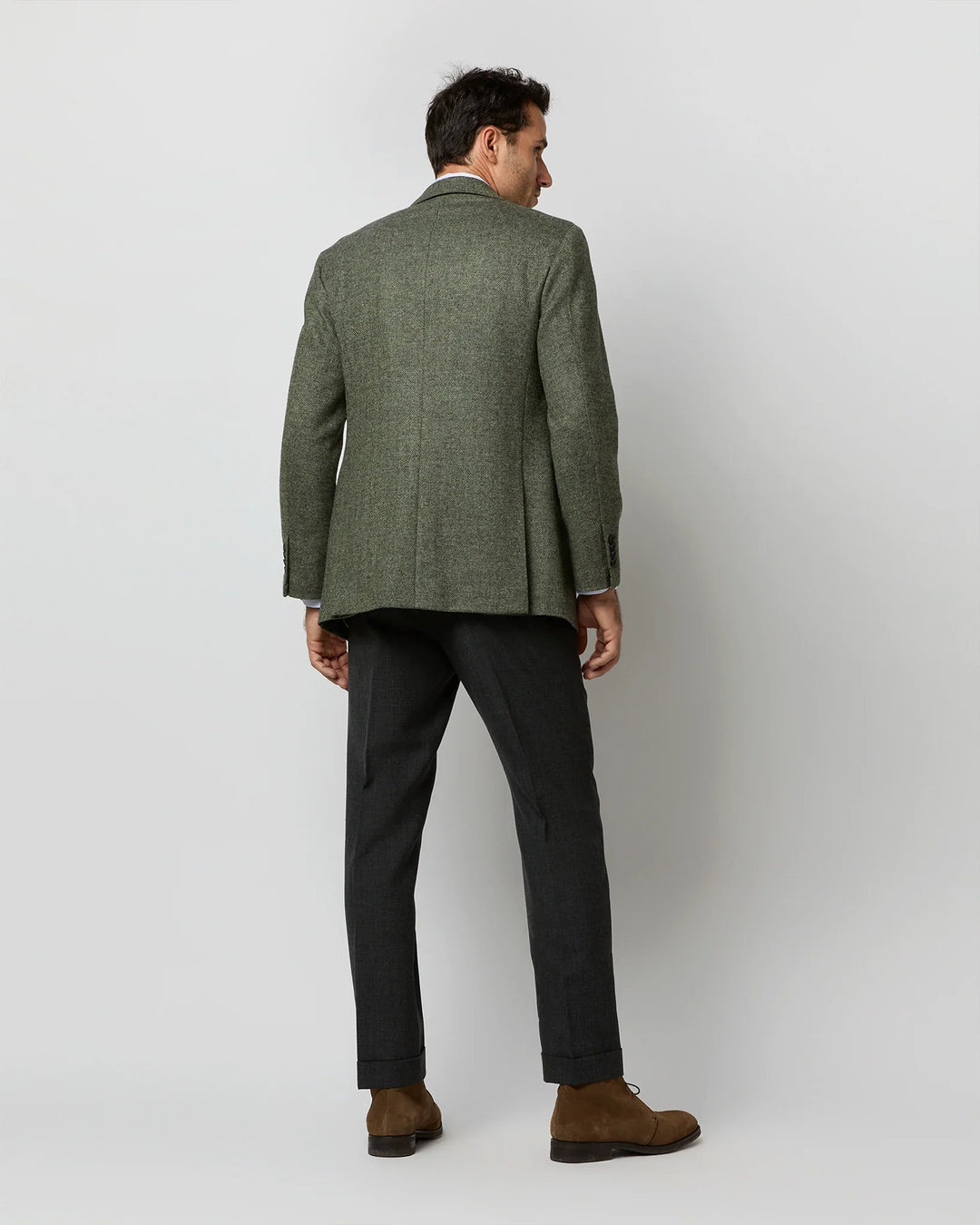 Sid Mashburn Moss Herringbone No. 3 Jacket Moss Herringbone Tweed S74321