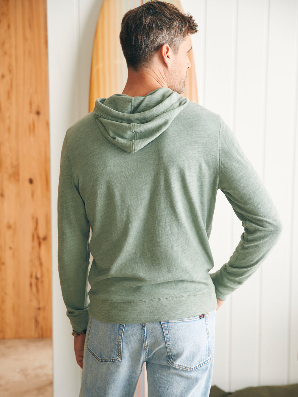 Faherty Sunwashed Slub Hoodie