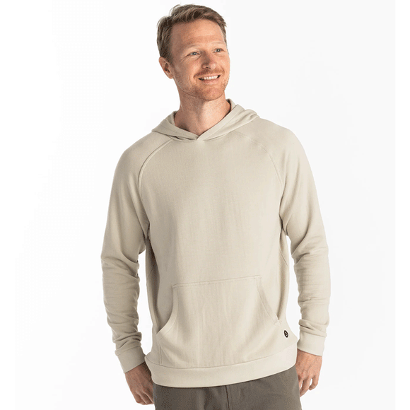 Free Fly Bamboo Lightweight Fleece Hoodie Sandstone MLWFLH-001