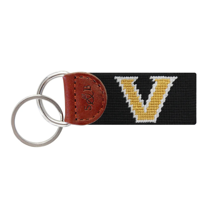 Vanderbilt Needlepoint Key Fob