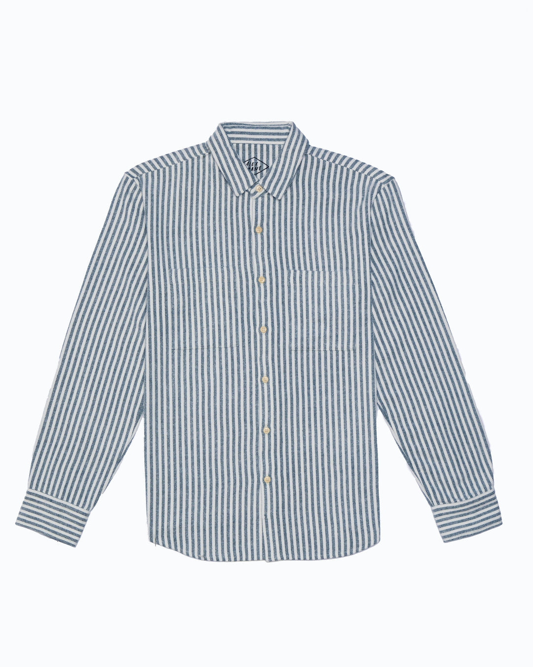 Alex Crane Cloud Flannel Indigo Lines CLDFLN