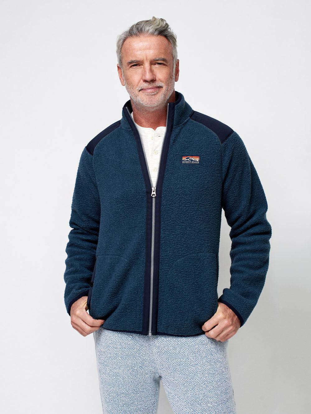 Faherty Mountain Sherpa Full Zip