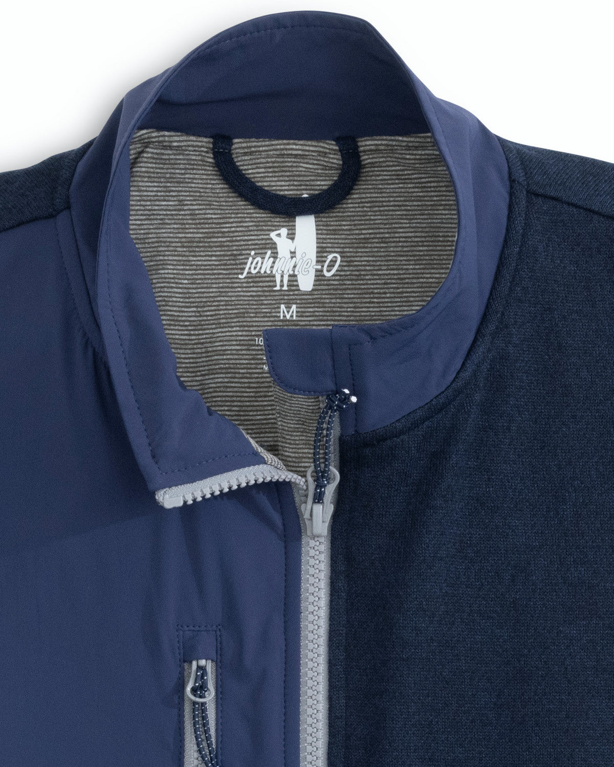 Johnnie-O Glover Full-Zip Fleece Vest - Navy – John Hyatt Clothing