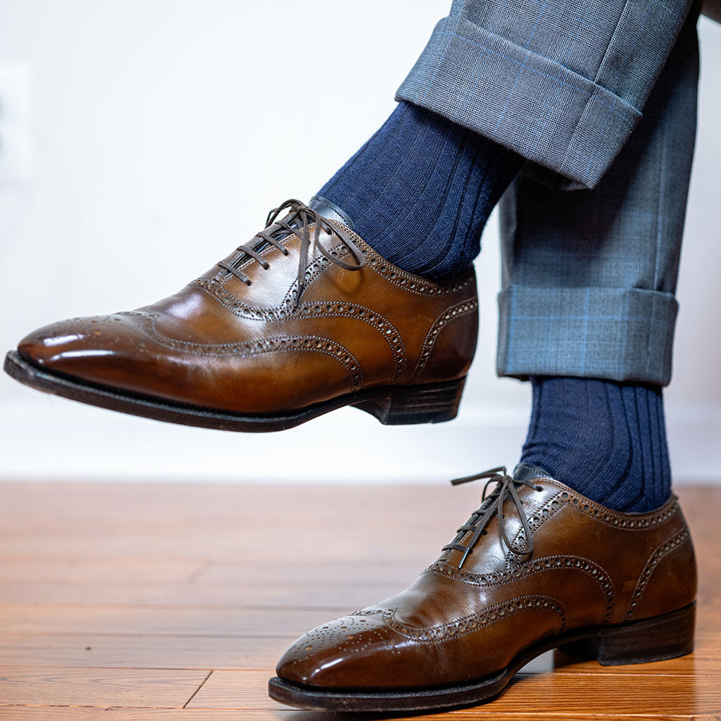 Boardroom Socks Merino Wool Mid-Calf Dress Socks