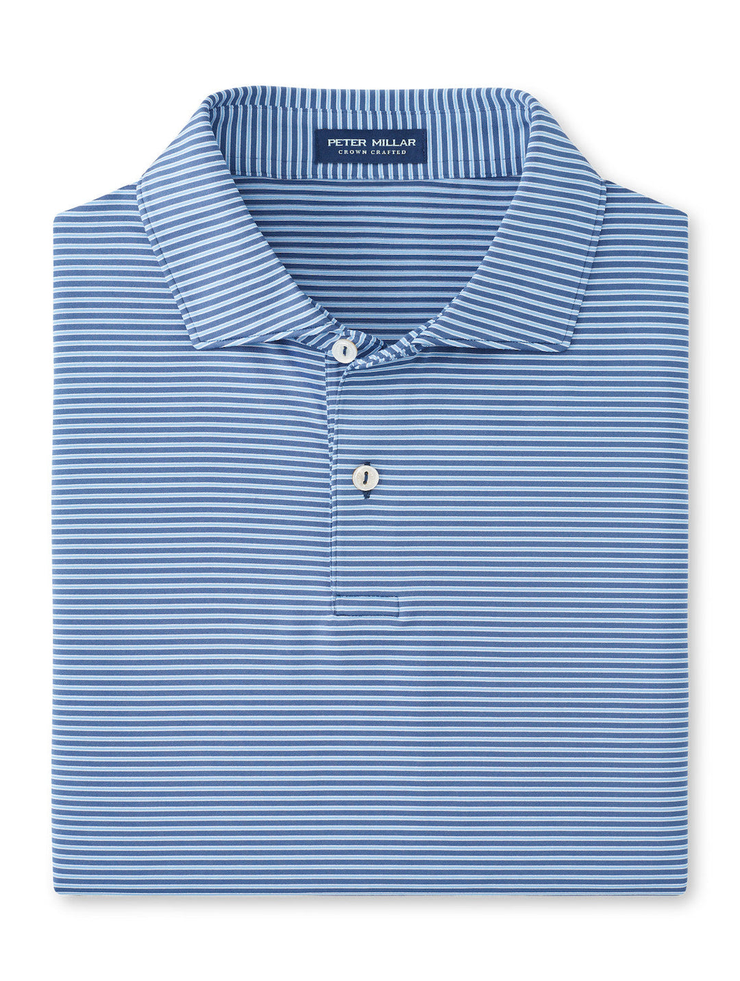 Peter Millar Ambrose Performance Jersey Polo Ocean Blue  MS25XK03E