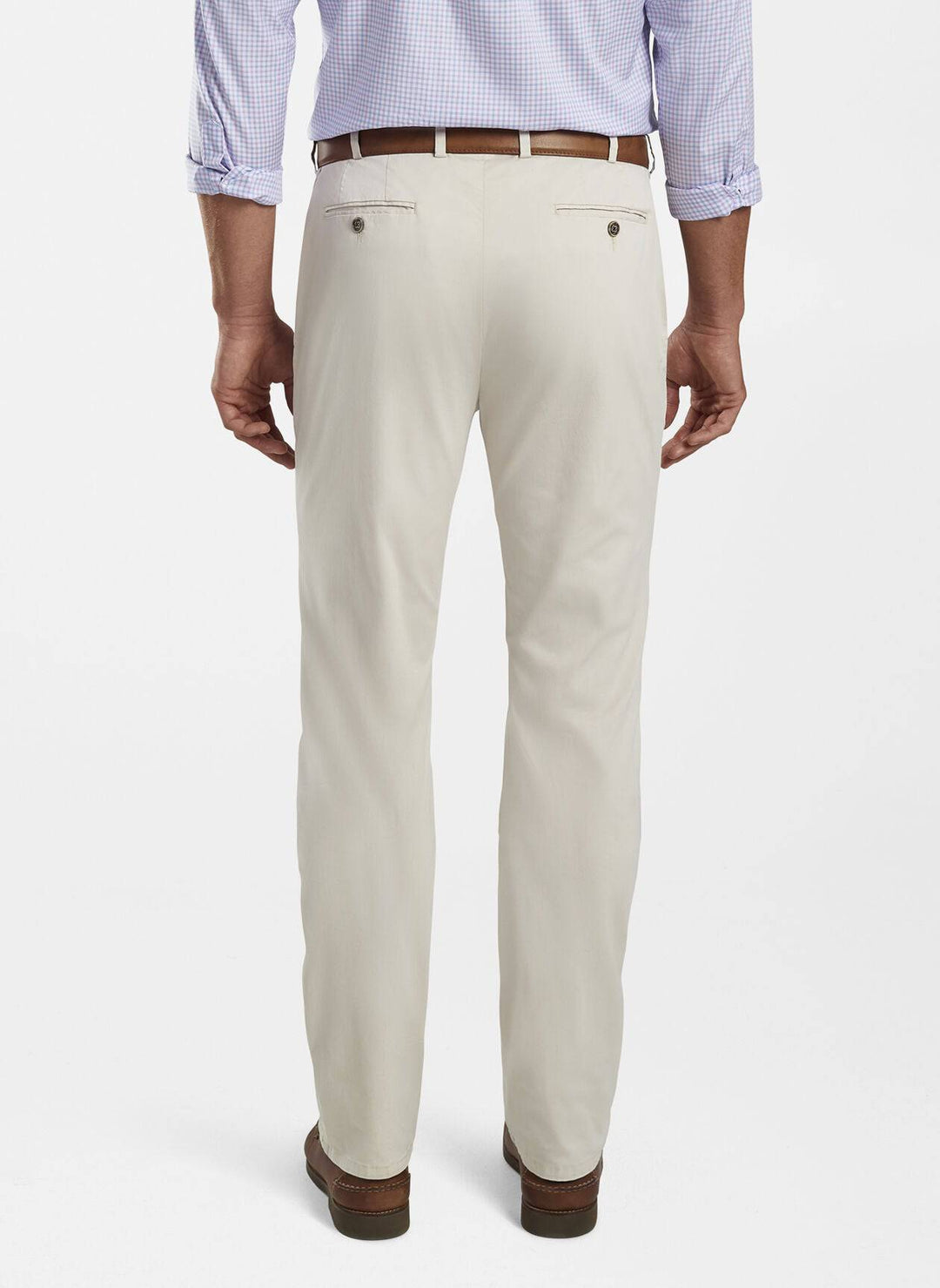 Peter Millar Crown Soft Flat-Front Trouser