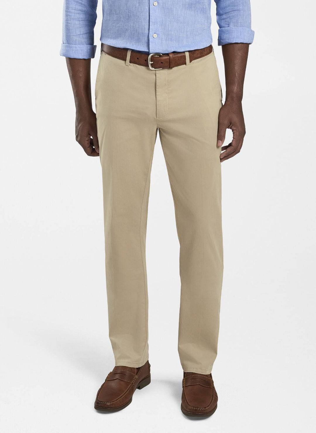 Peter Millar Crown Soft Flat-Front Trouser