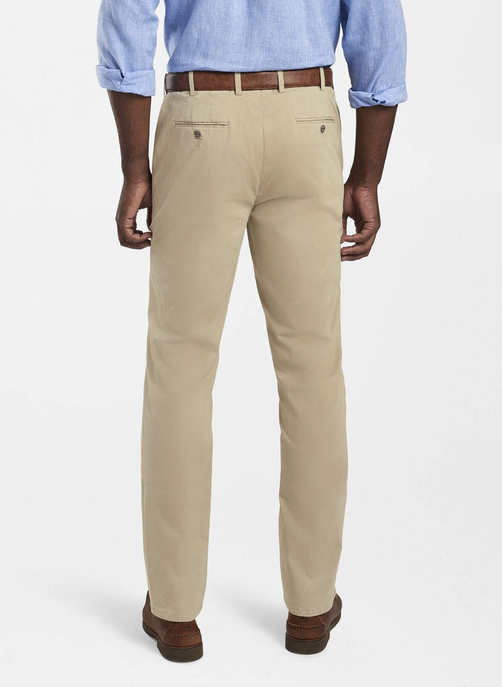 Peter Millar Crown Soft Flat-Front Trouser