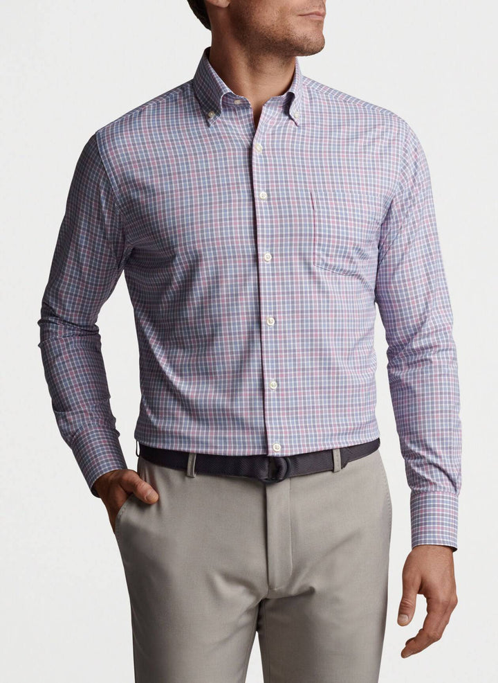 Peter Millar Landover Performance Twill Sport Shirt