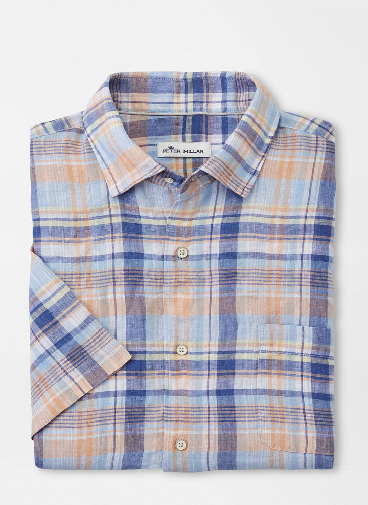 Peter Millar San Clemente Linen Sport Shirt