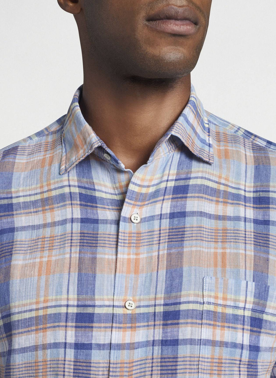 Peter Millar San Clemente Linen Sport Shirt