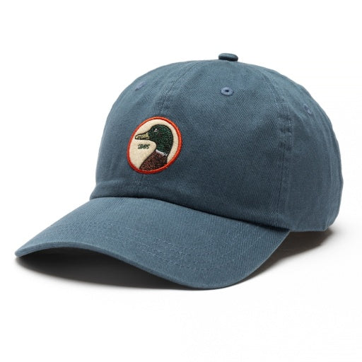 Duck Head Circle Patch Twill Hat Lake Blue D41006