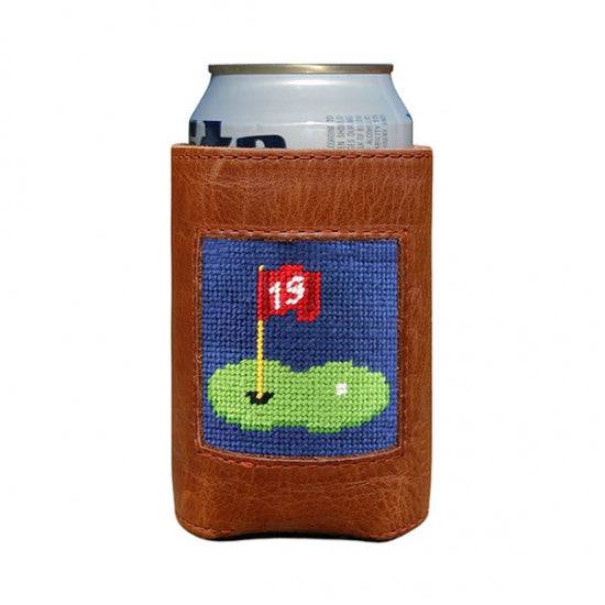 Smathers & Branson 19th Hole Needlepoint Can Cooler