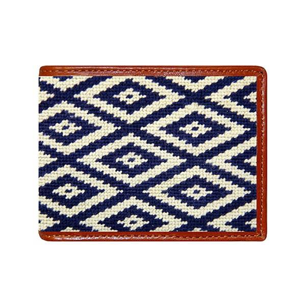 Smathers & Branson Gaucho Needlepoint Bi-fold Wallet