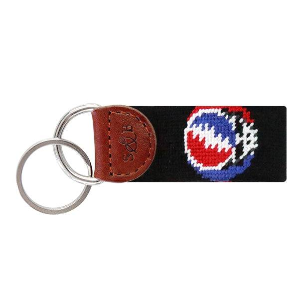 Smathers & Branson Steal Your Face Needlepoint Key Fob